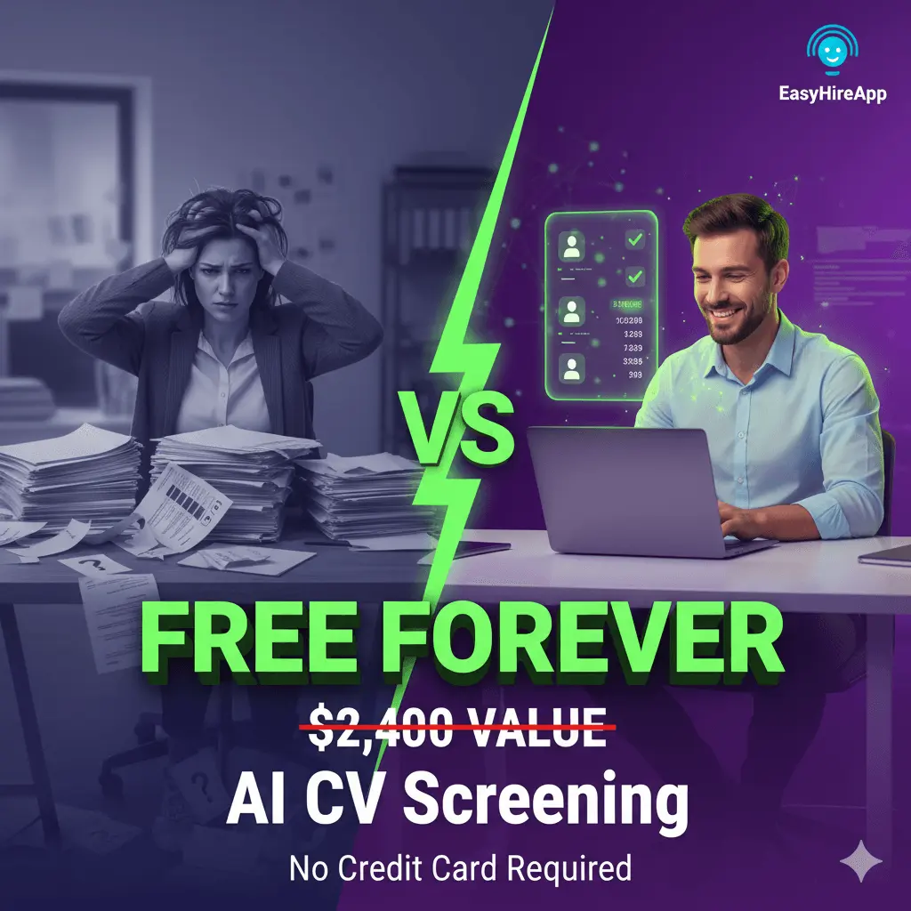 Screenshot 1 of EasyHire - AI-Powered Recruitment Platfo
