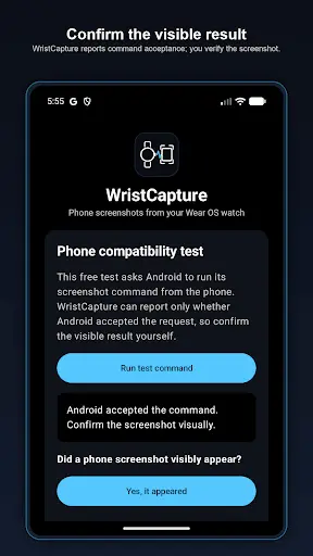 Screenshot 2 of WristCapture