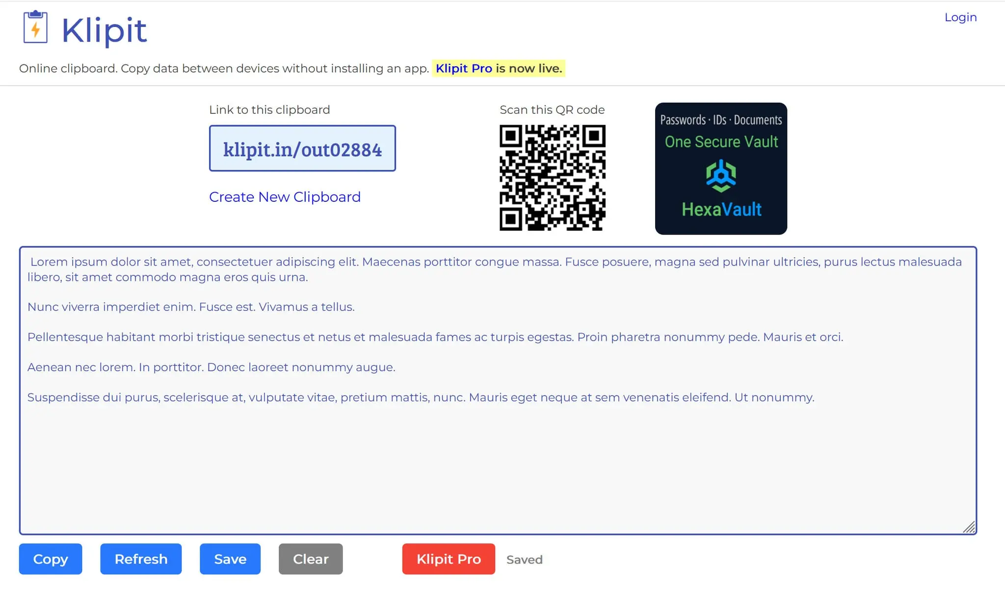 Screenshot 1 of Klipit