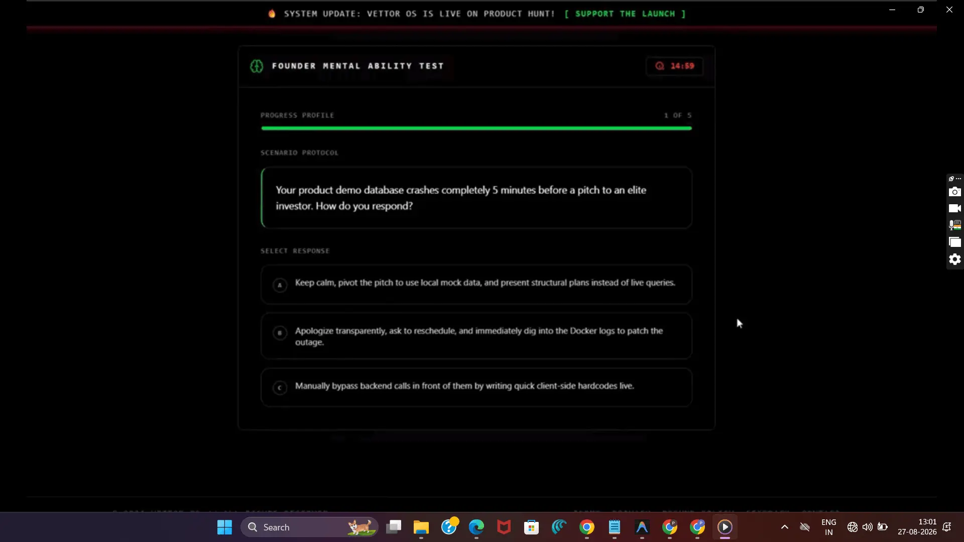 Screenshot 4 of VETTOR OS