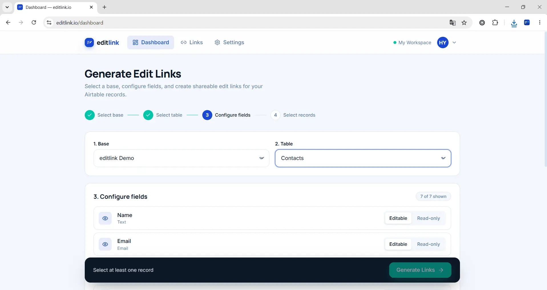 Screenshot 4 of editlink.io