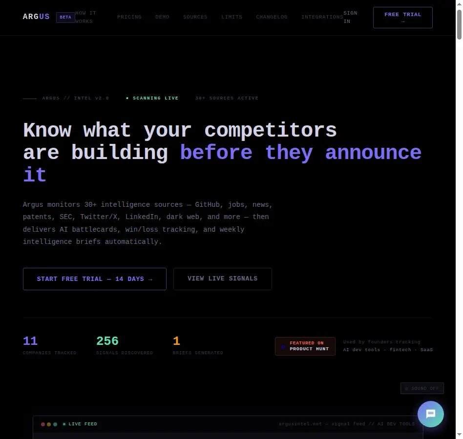 Screenshot 3 of Argus Intel