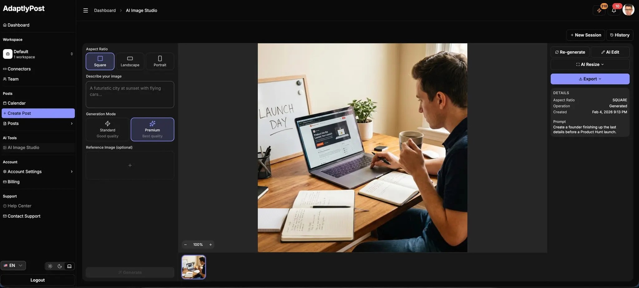 Screenshot 6 of AdaptlyPost