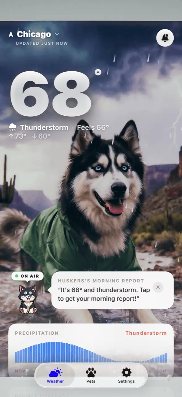 Screenshot 6 of WeatherPets 
