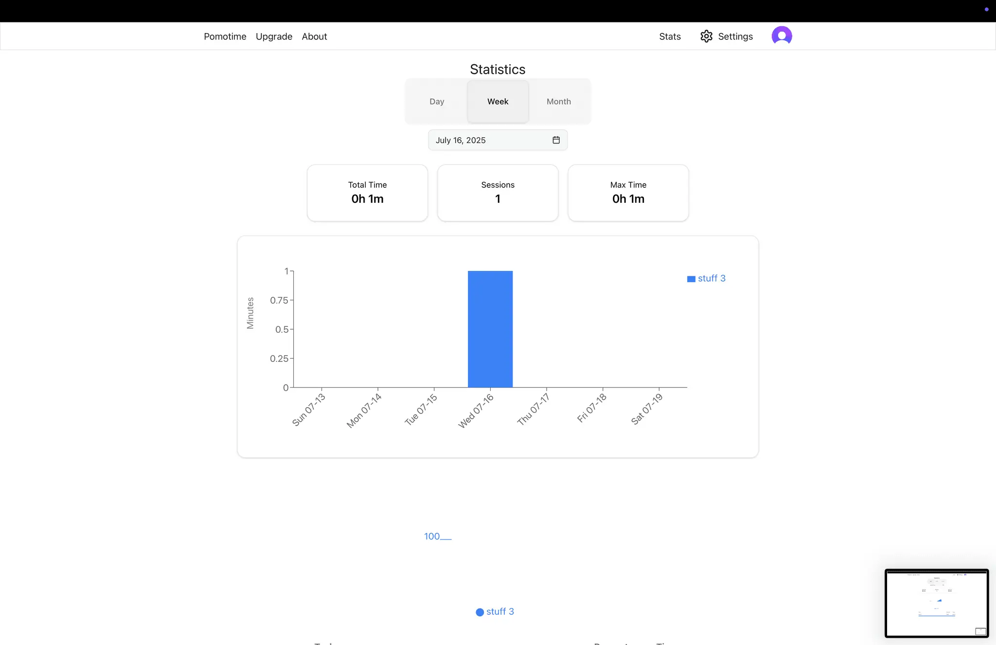 Screenshot 2 of Pomotime