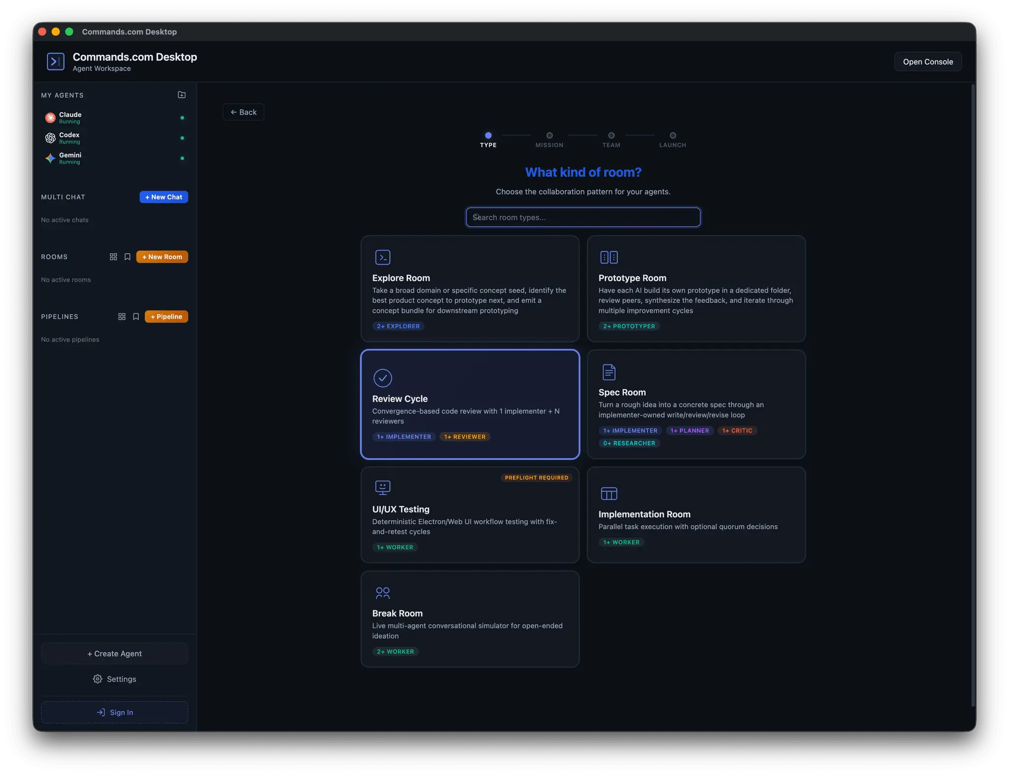 Screenshot 1 of Commands.com