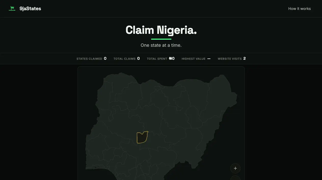 Screenshot 1 of 9jaStates