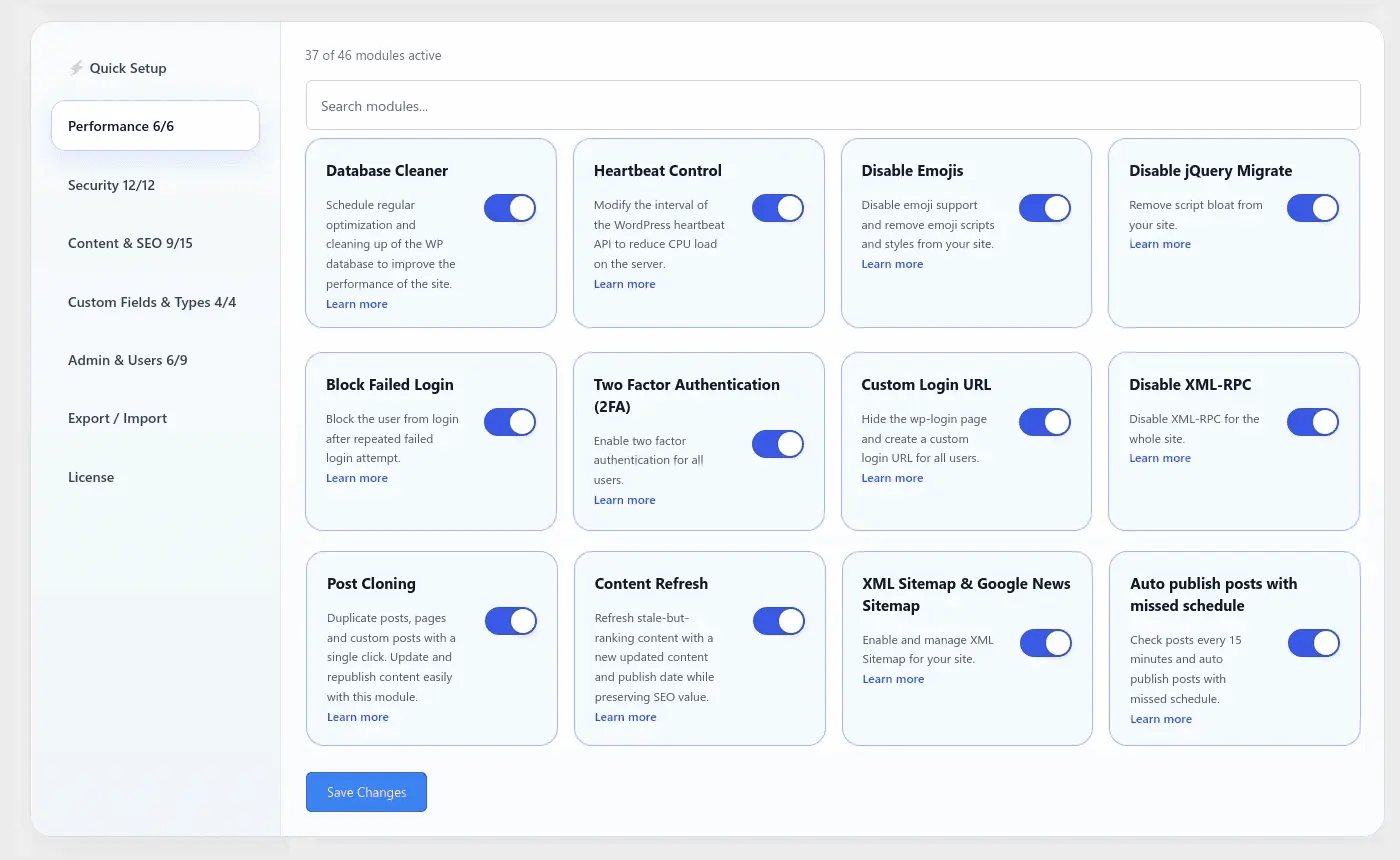 Screenshot 3 of Admin Optimizer