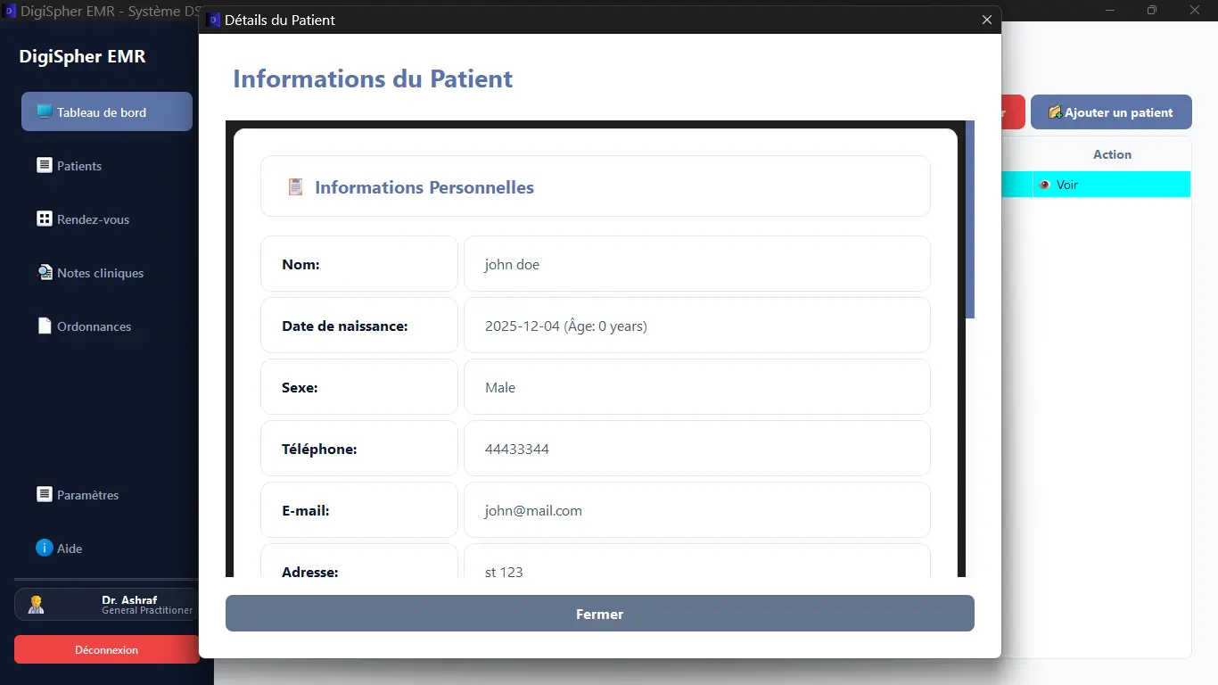 Screenshot 5 of DigiSpher EMR v1.1