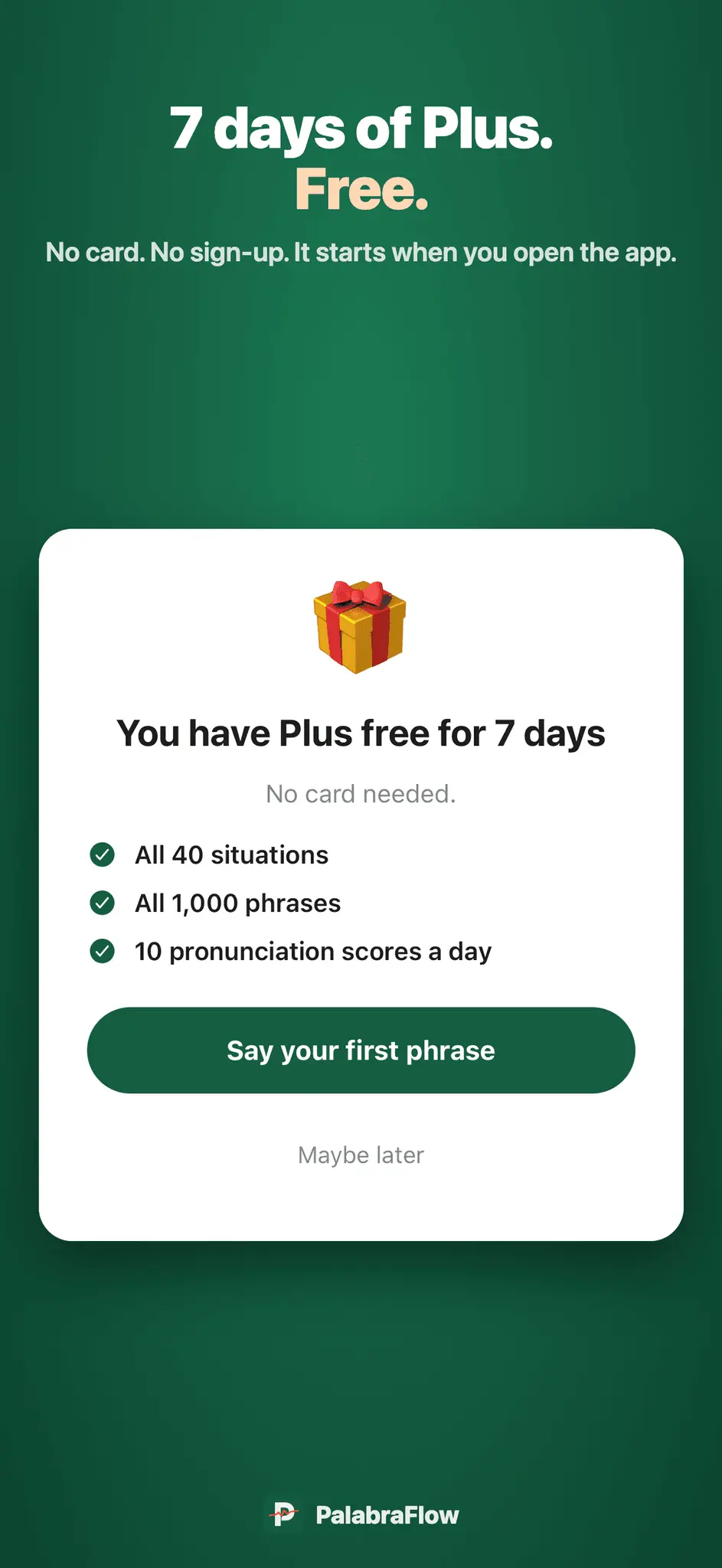 Screenshot 2 of PalabraFlow