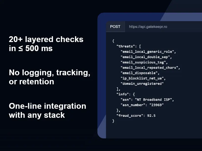 Screenshot 1 of Gatekeepr