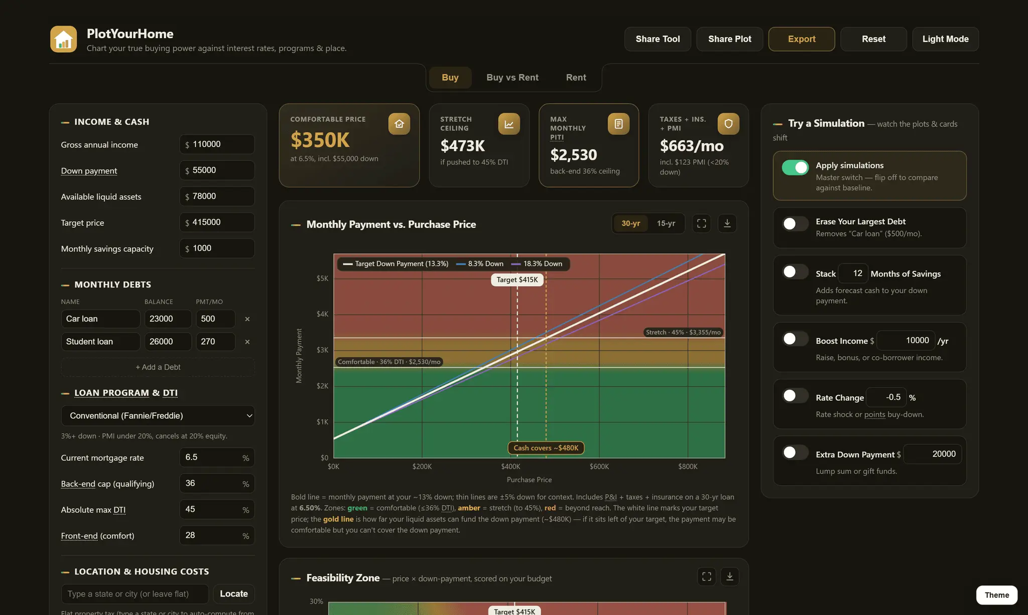 Screenshot 1 of PlotYourHome