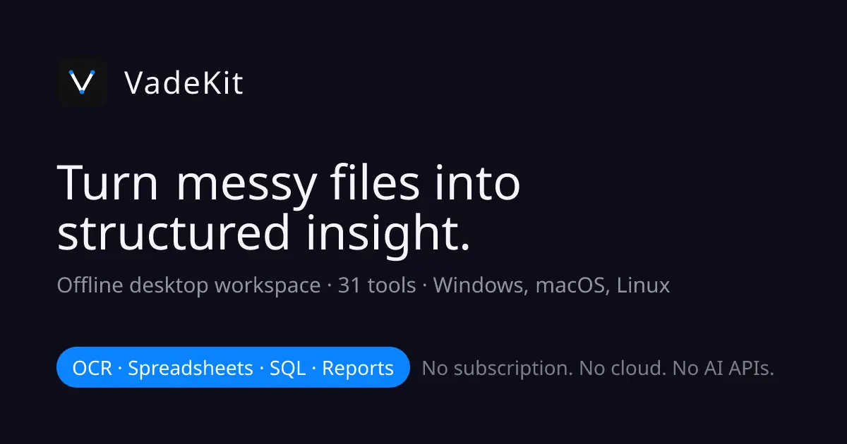 Screenshot 1 of VadeKit