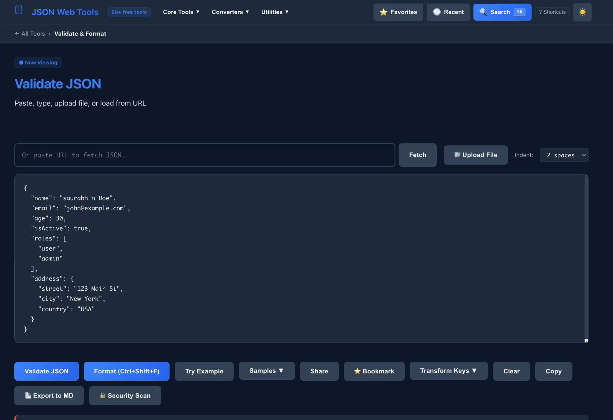 Screenshot 4 of Json Web Tools
