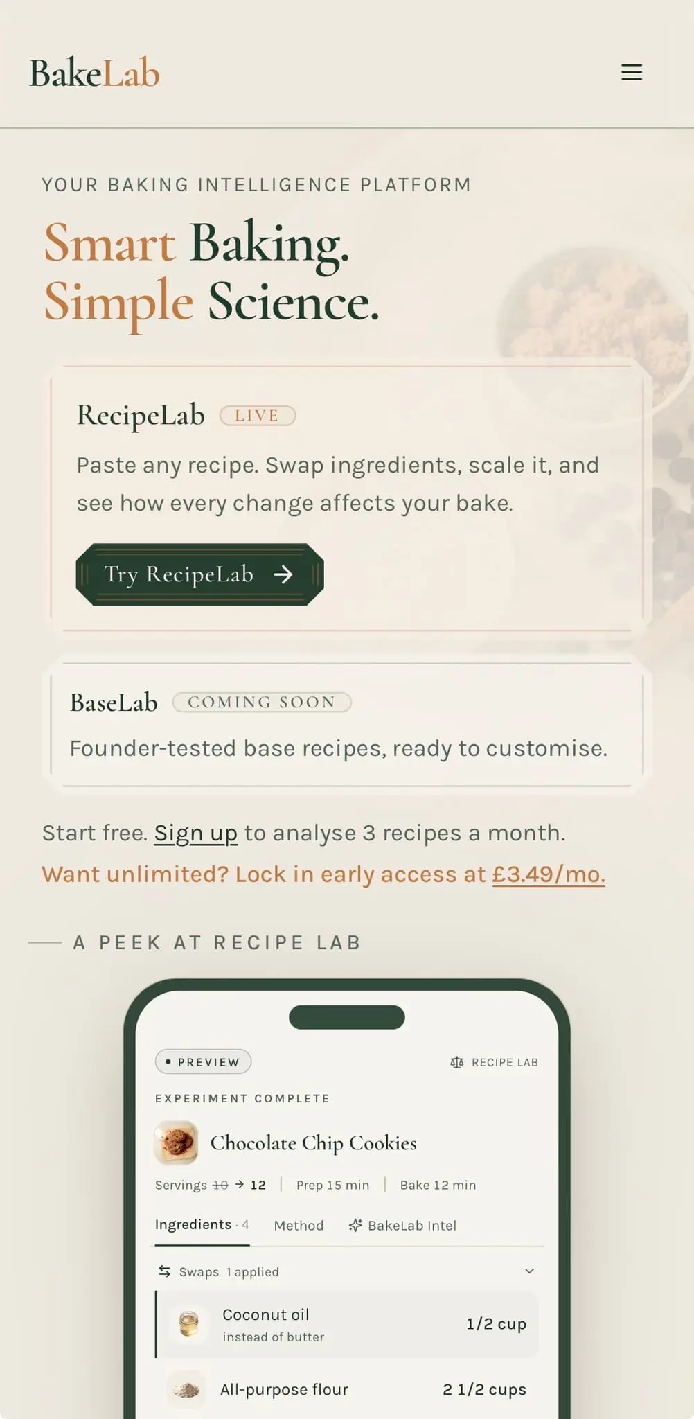 Screenshot 1 of BakeLab