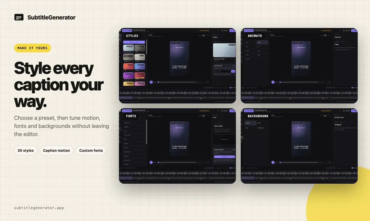 Screenshot 5 of SubtitleGenerator