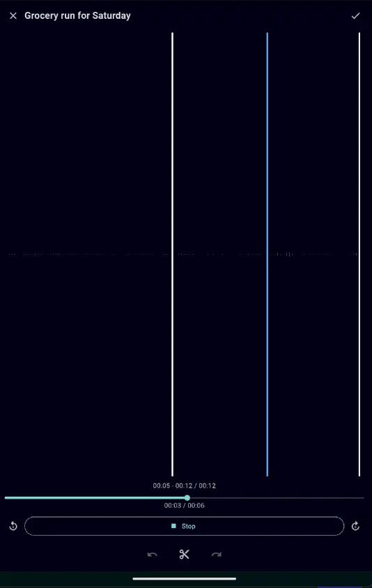 Screenshot 1 of Hands Free Notes Offline