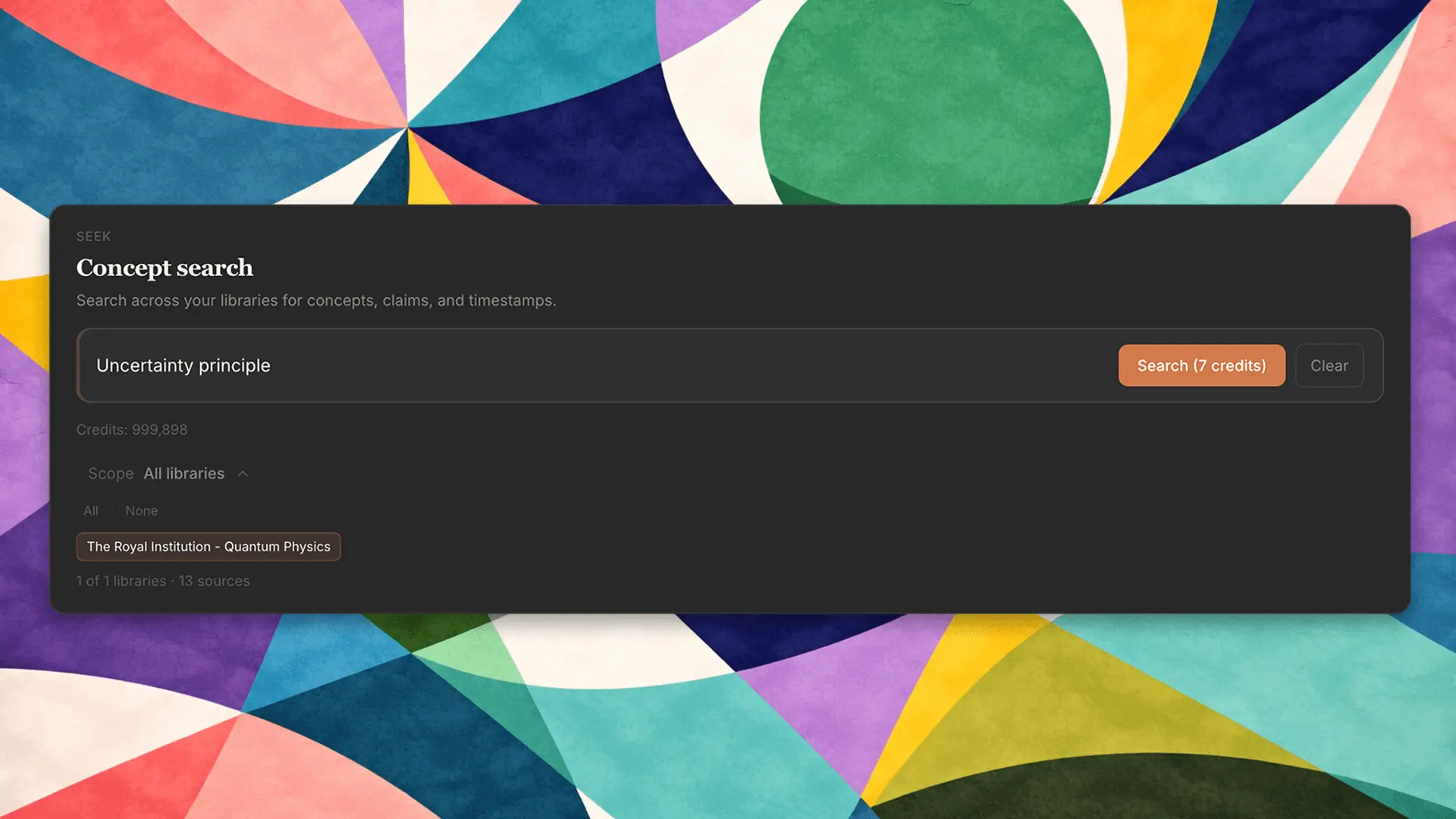 Screenshot 2 of ConceptSeek