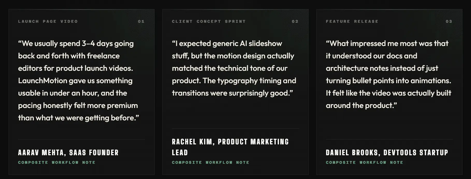 Screenshot 1 of Launch Motion