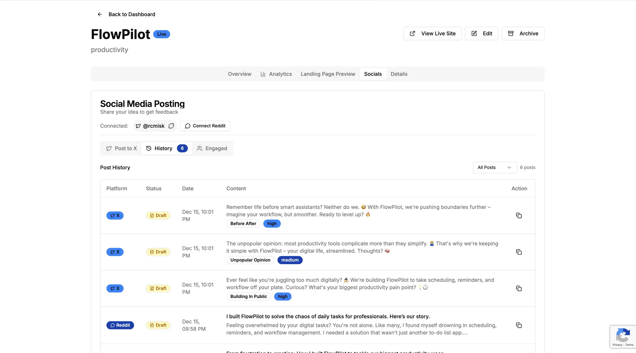 Screenshot 2 of IdeaVerify - Validate Your Startup Ideas