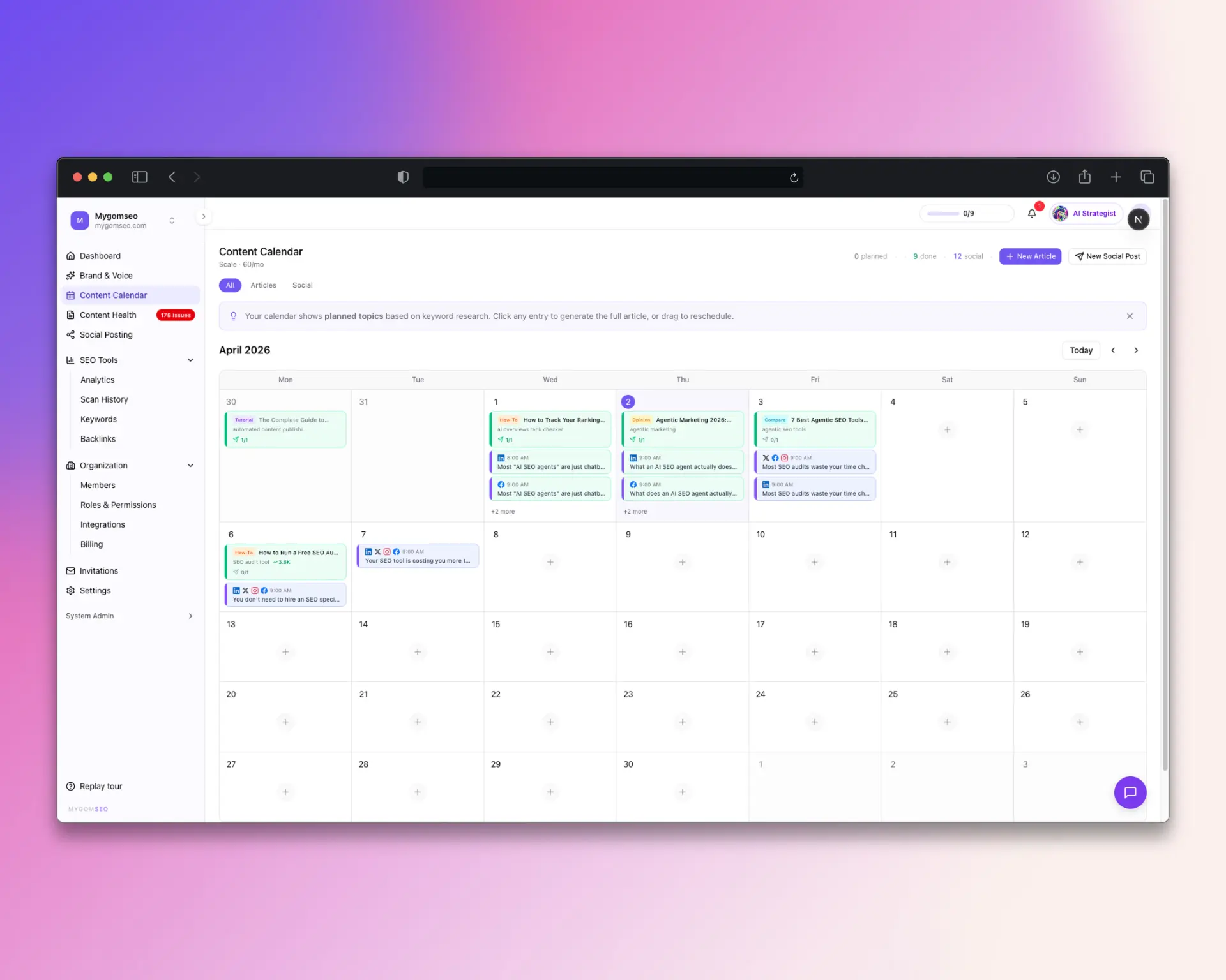 Screenshot 3 of Mygom SEO