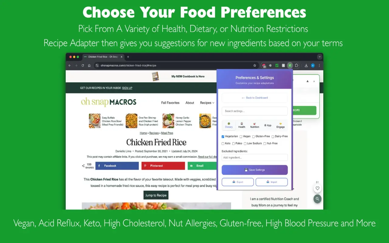 Screenshot 5 of Recipe Converter – Quick Swaps for Vegan