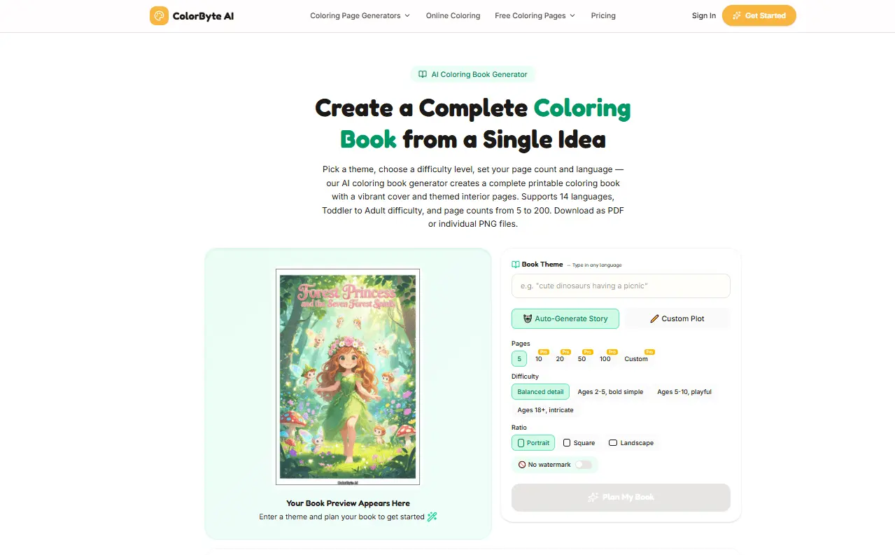 Screenshot 1 of ColorByte AI