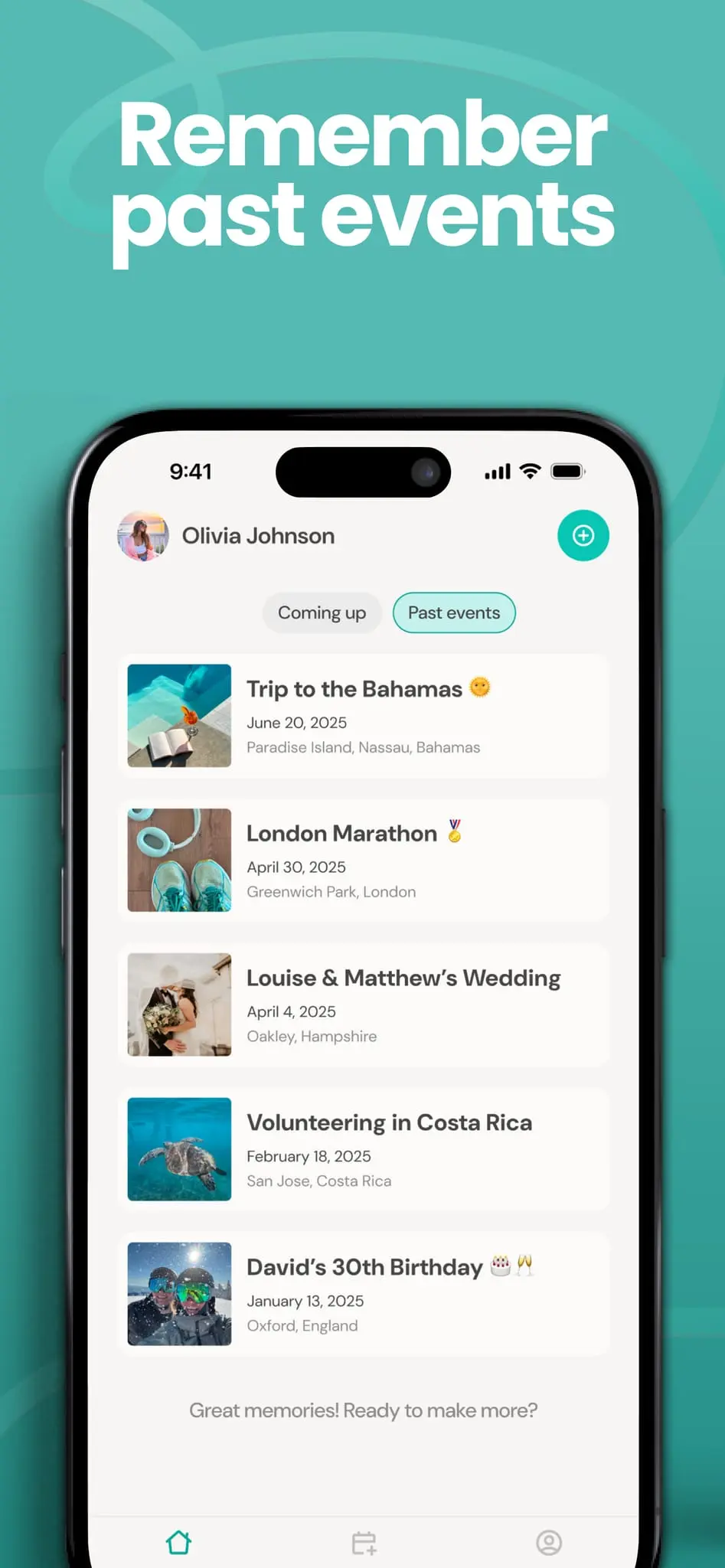 Screenshot 1 of One Place: Shared events & group plans