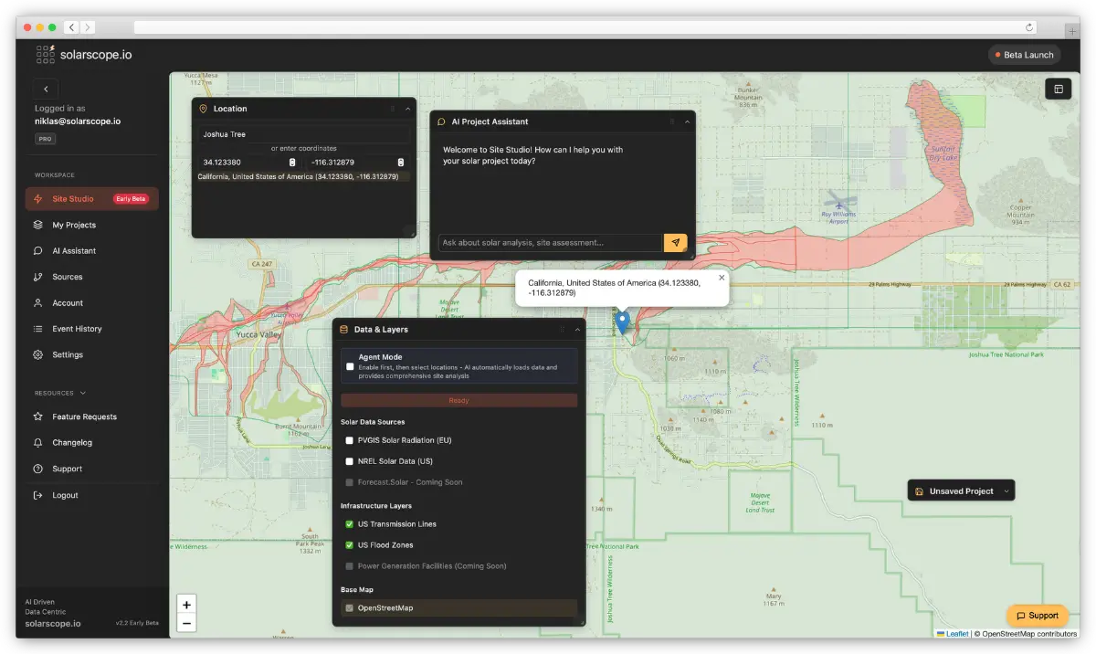 Screenshot 1 of solarscope.io