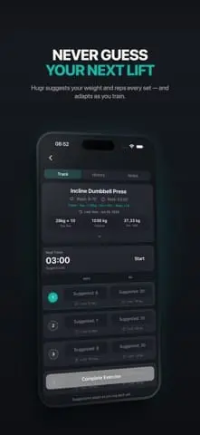 Screenshot 3 of Hugr: Workout & Nutrition
