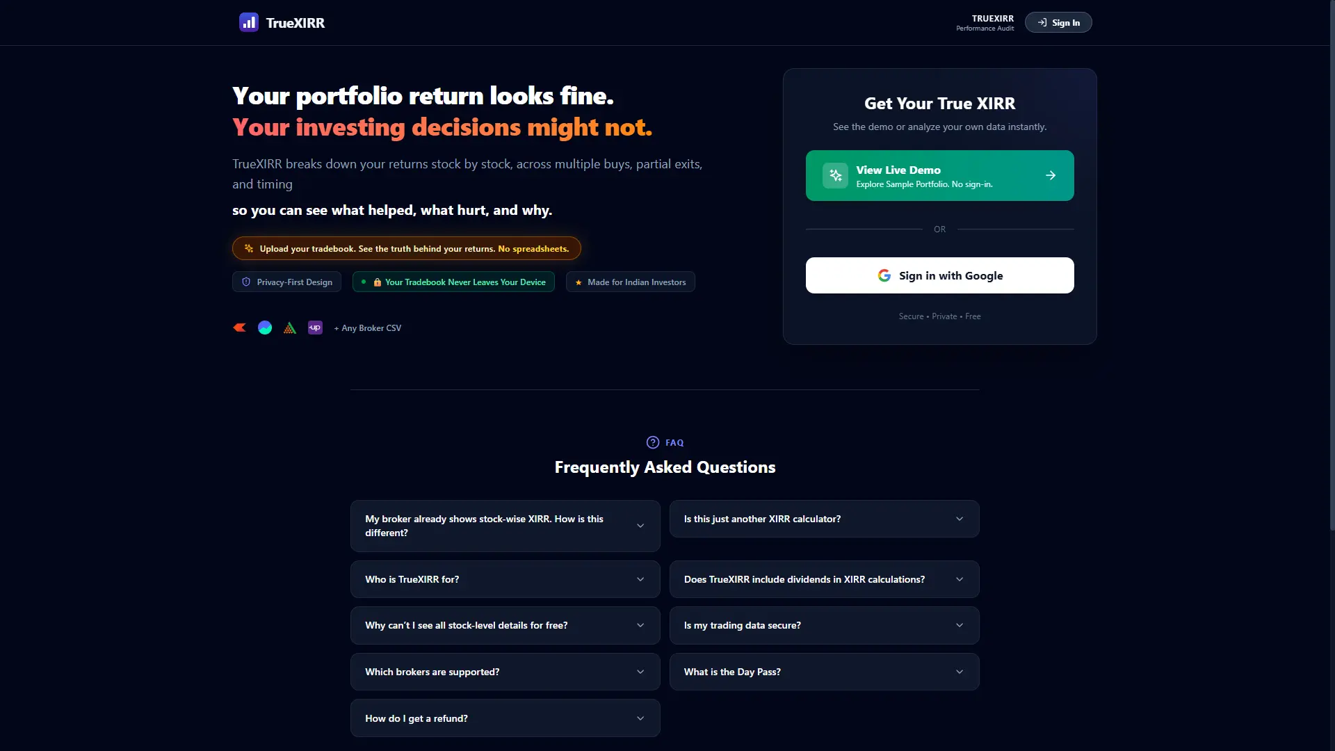 Screenshot 7 of TrueXIRR