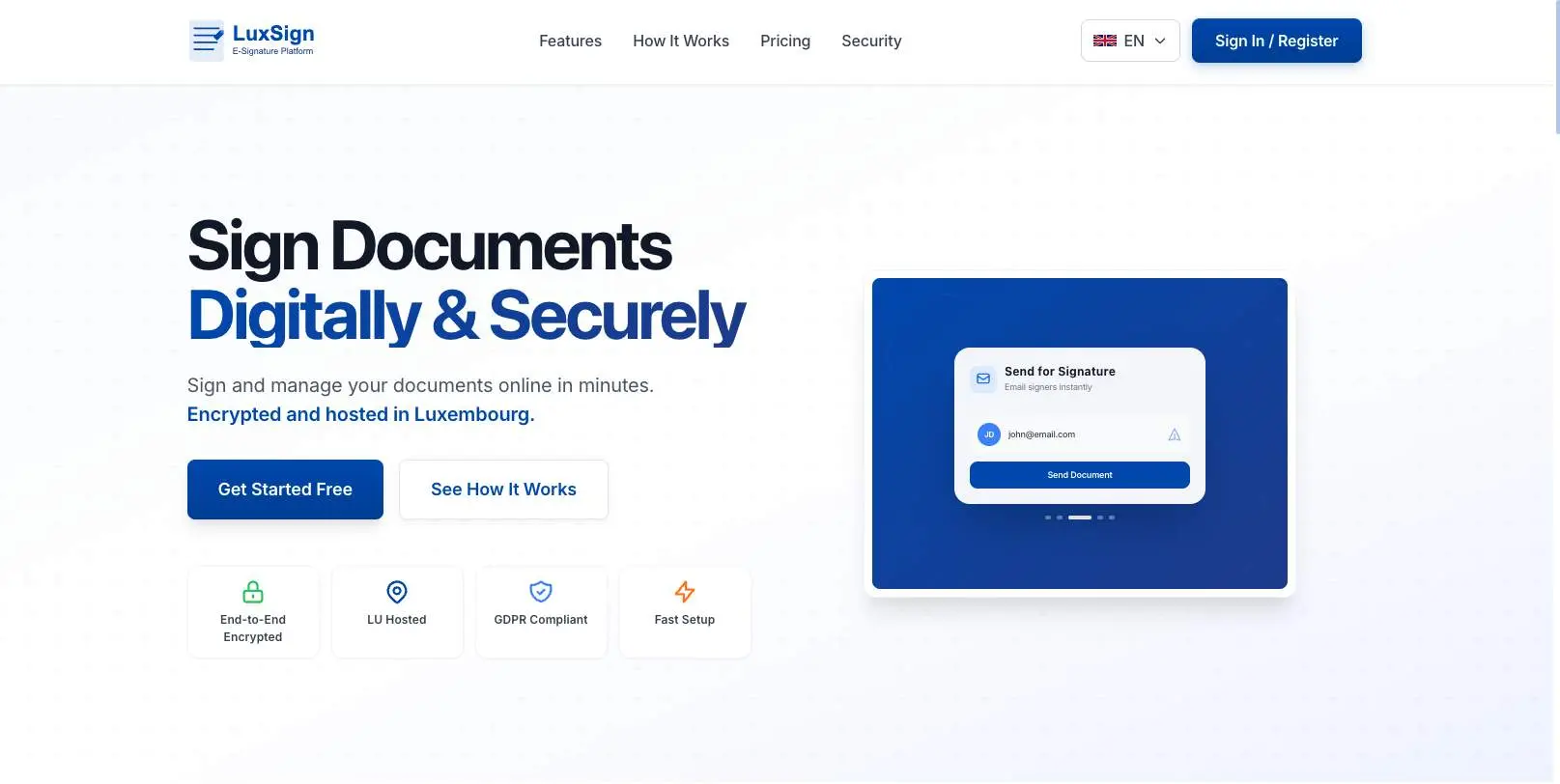 Screenshot 1 of LuxSign