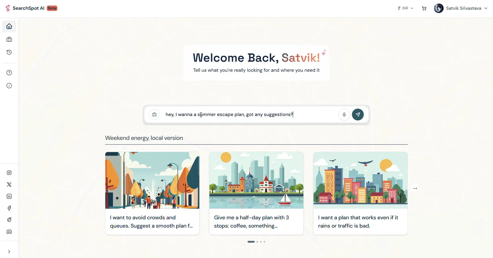Screenshot 1 of SearchSpot AI