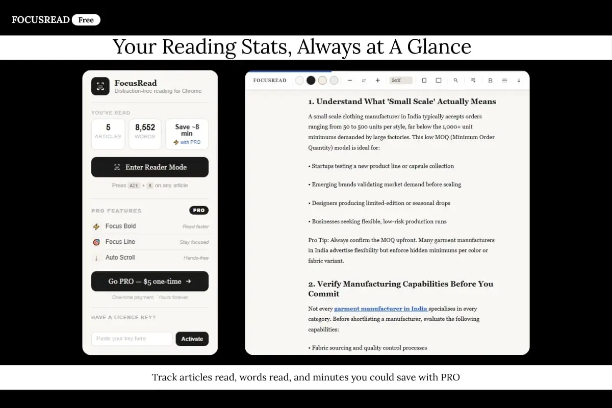 Screenshot 5 of FocusRead