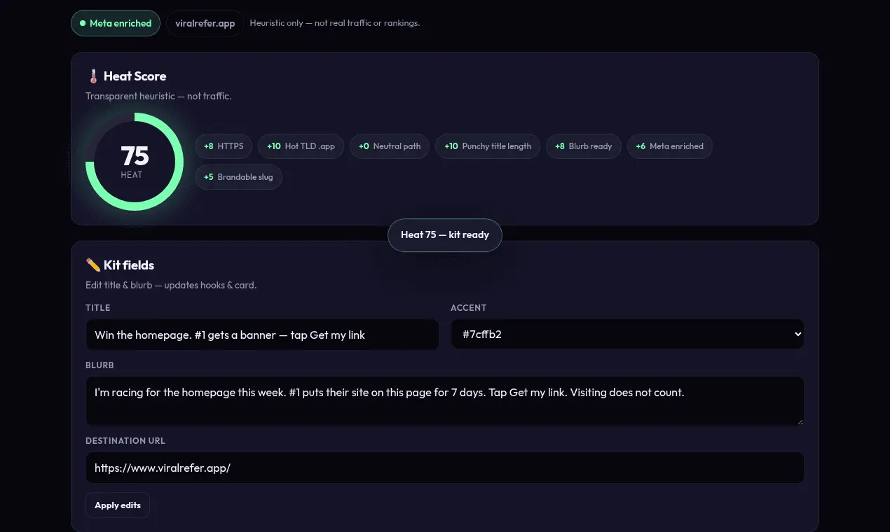 Screenshot 2 of ViralSpark