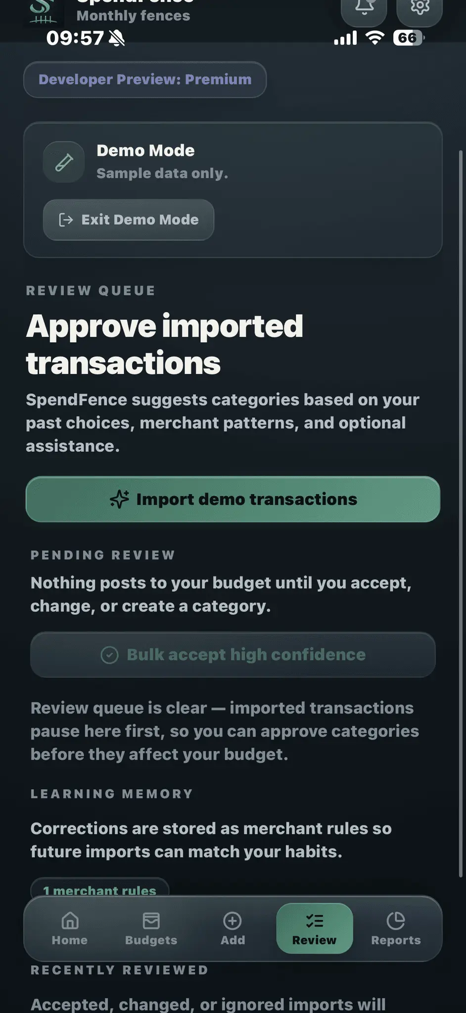 Screenshot 3 of SpendFence