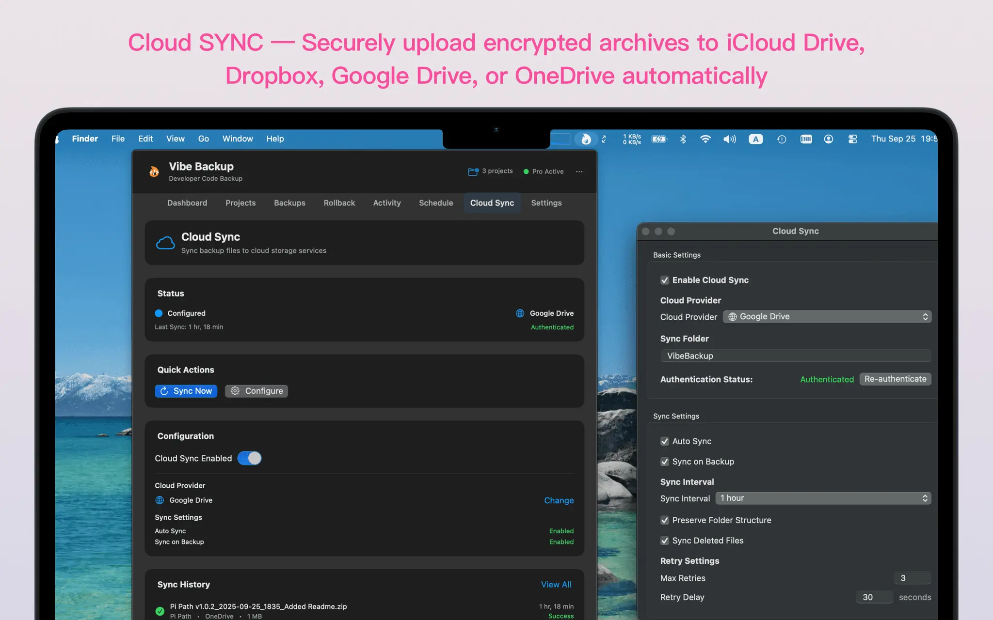 Screenshot 4 of Vibe Backup