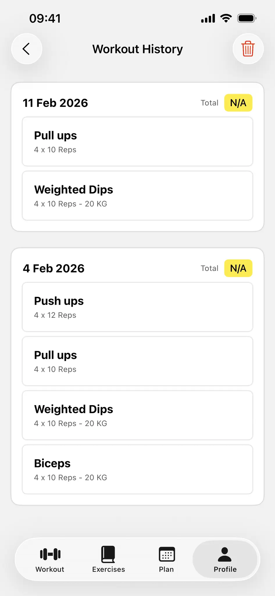 Screenshot 6 of Strainup: Workout Builder