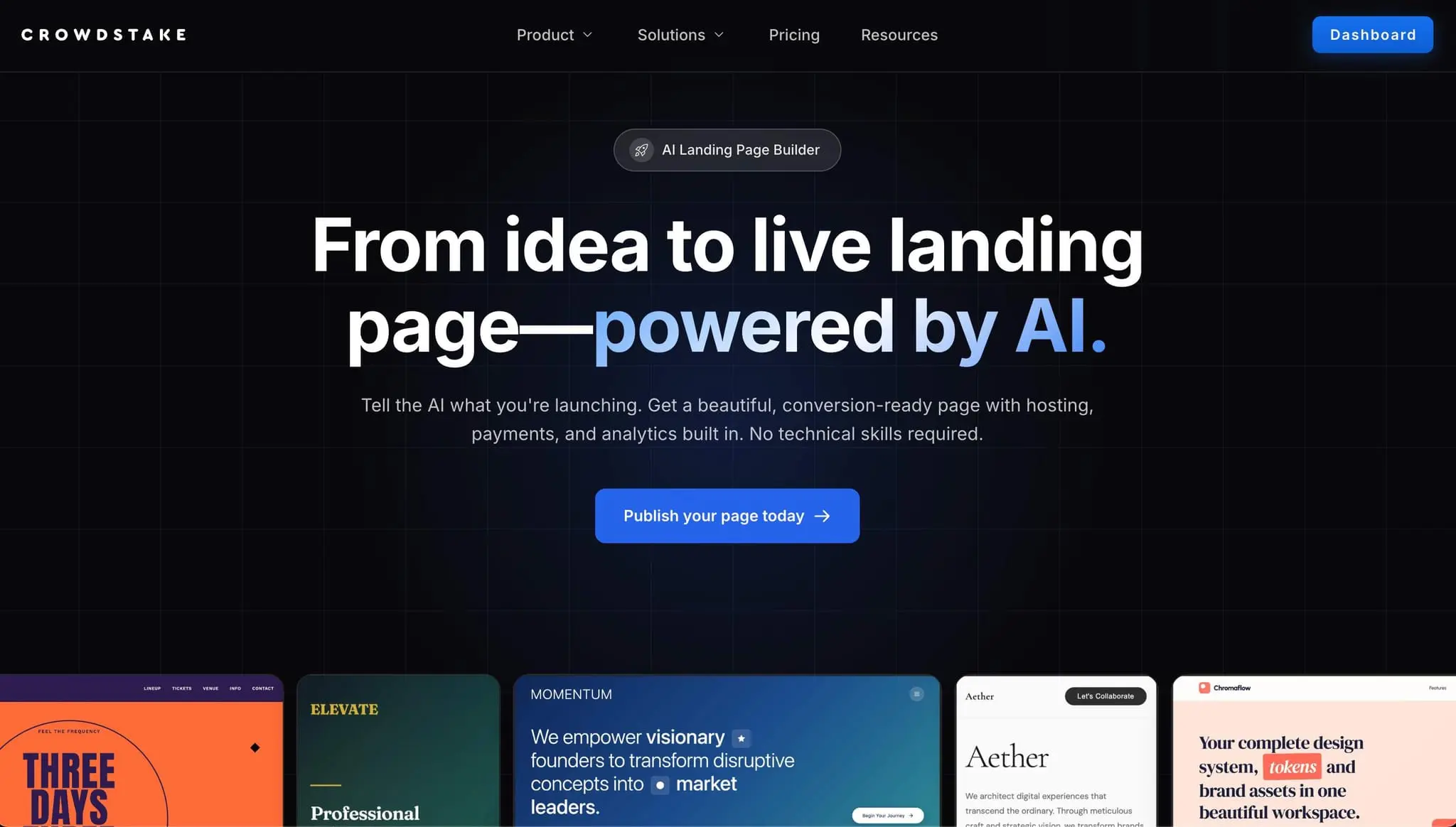 Screenshot 1 of Crowdstake AI