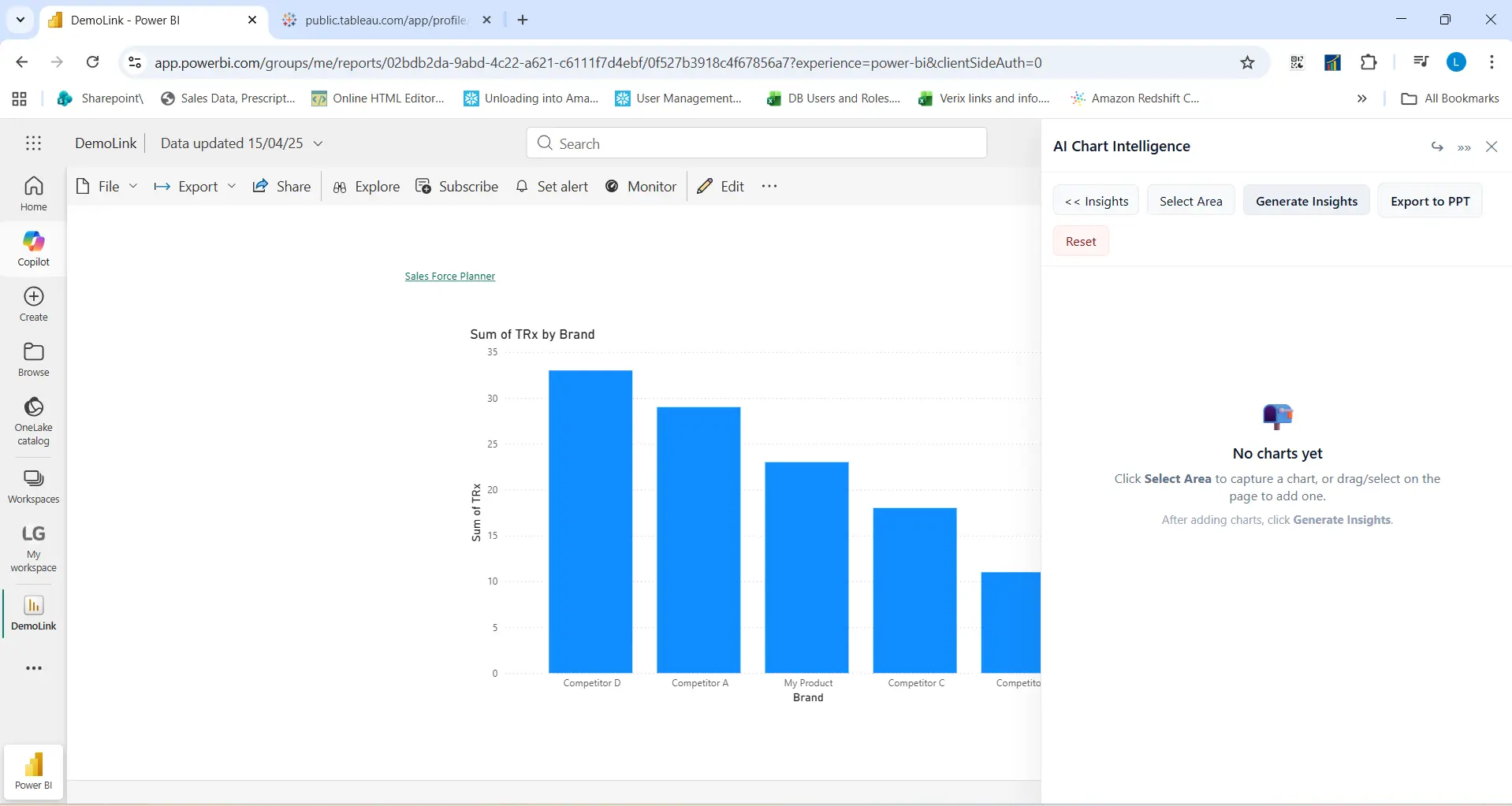 Screenshot 2 of AI Chart Intelligence