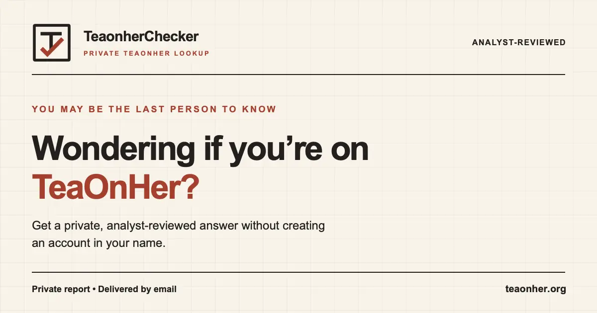 Screenshot 1 of TeaonherChecker