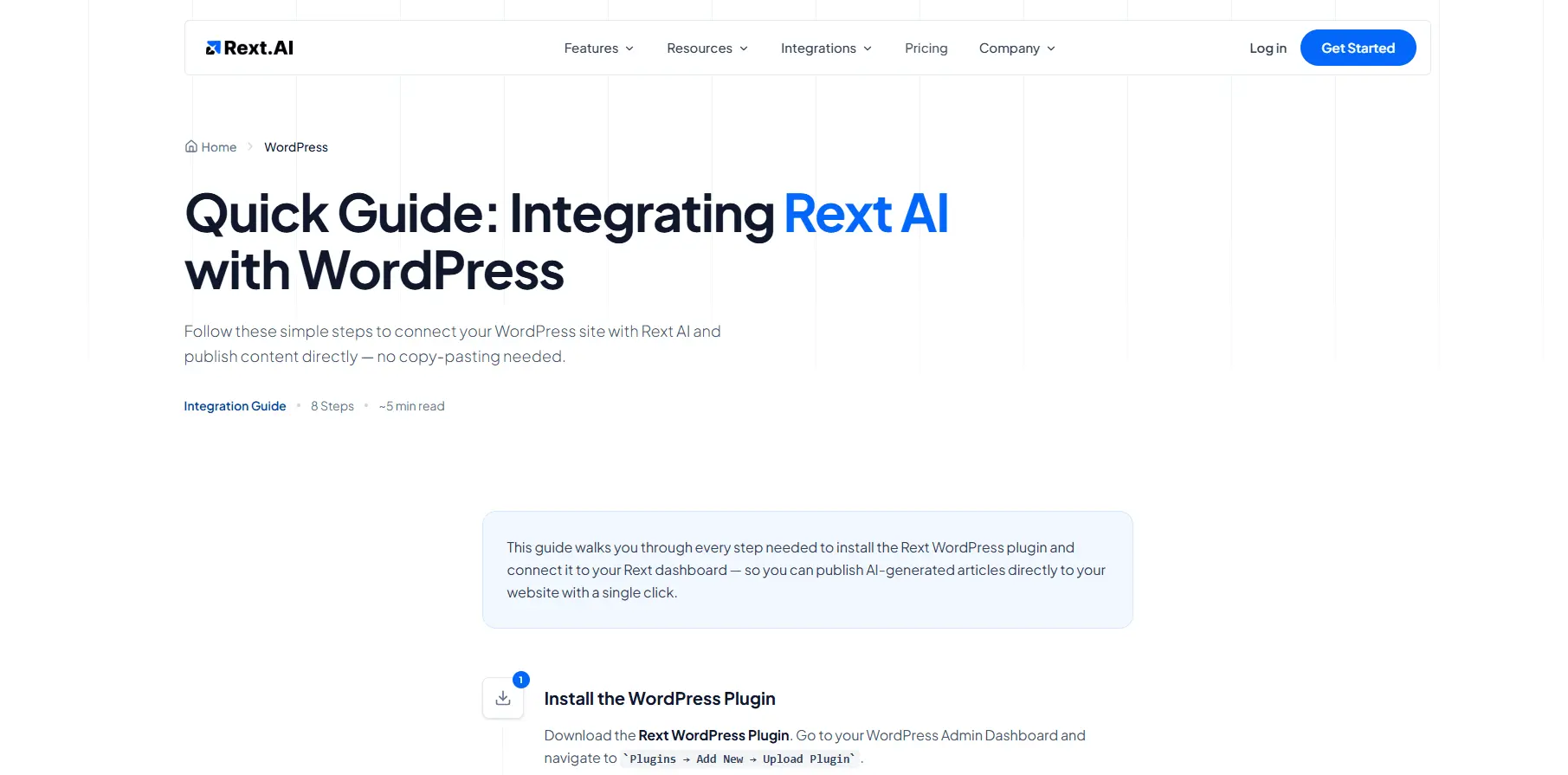 Screenshot 1 of Rext AI