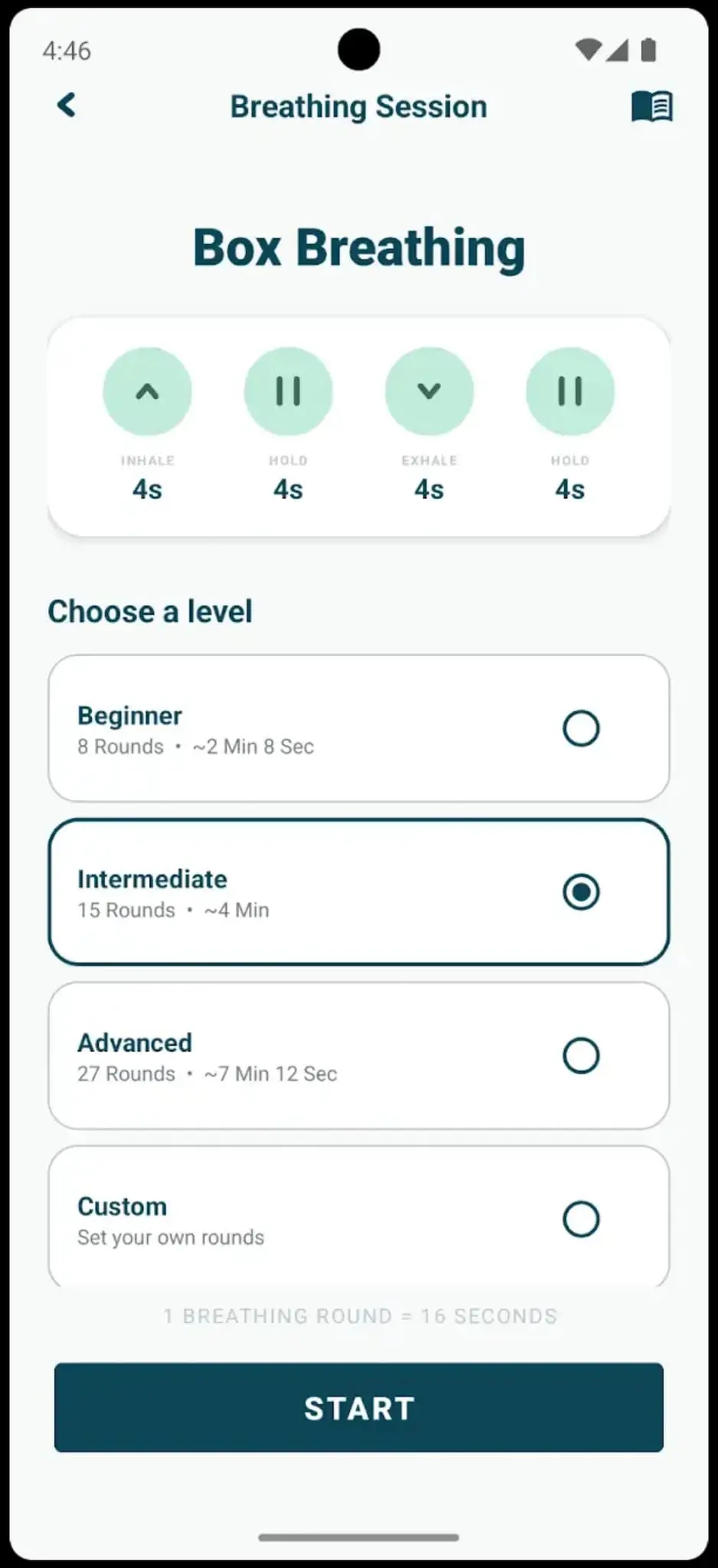 Screenshot 2 of BreathSync Breathing Exercises