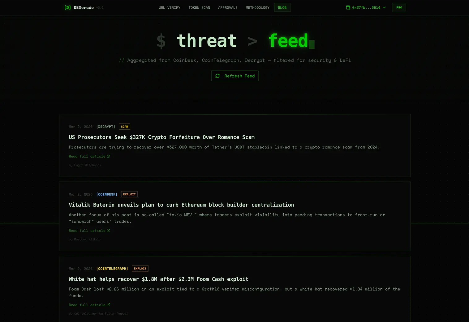 Screenshot 1 of DEXorado
