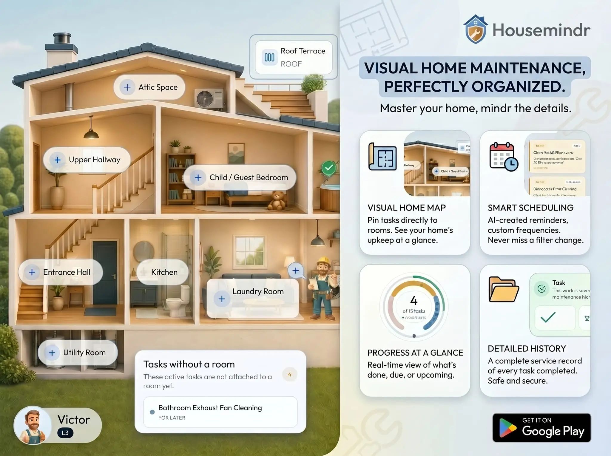 Screenshot 1 of Housemindr