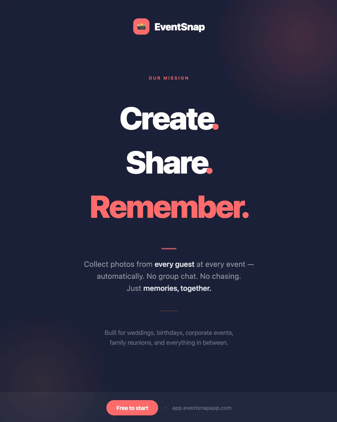 Screenshot 3 of EventSnap App