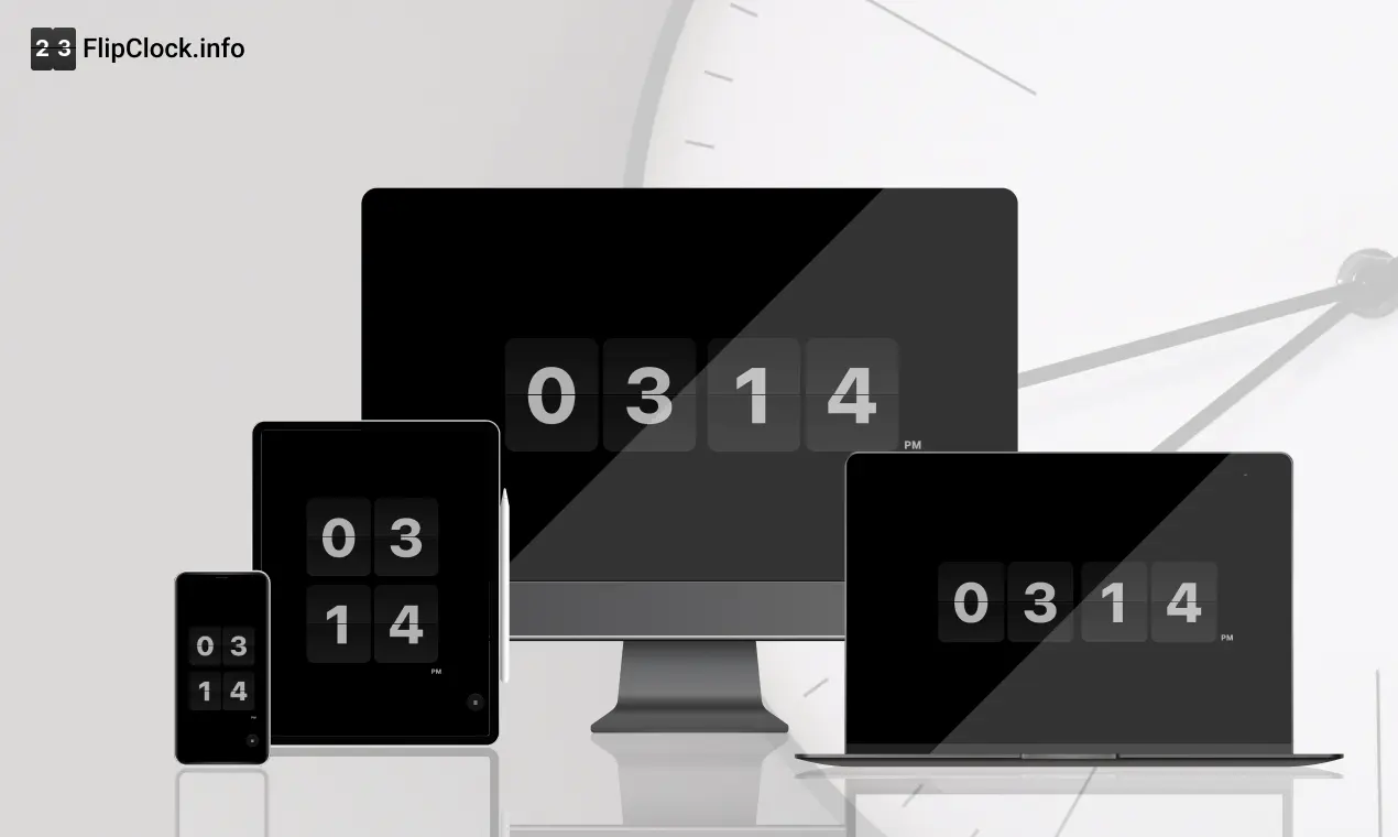 Screenshot 4 of FlipClock | Flip Clock Online