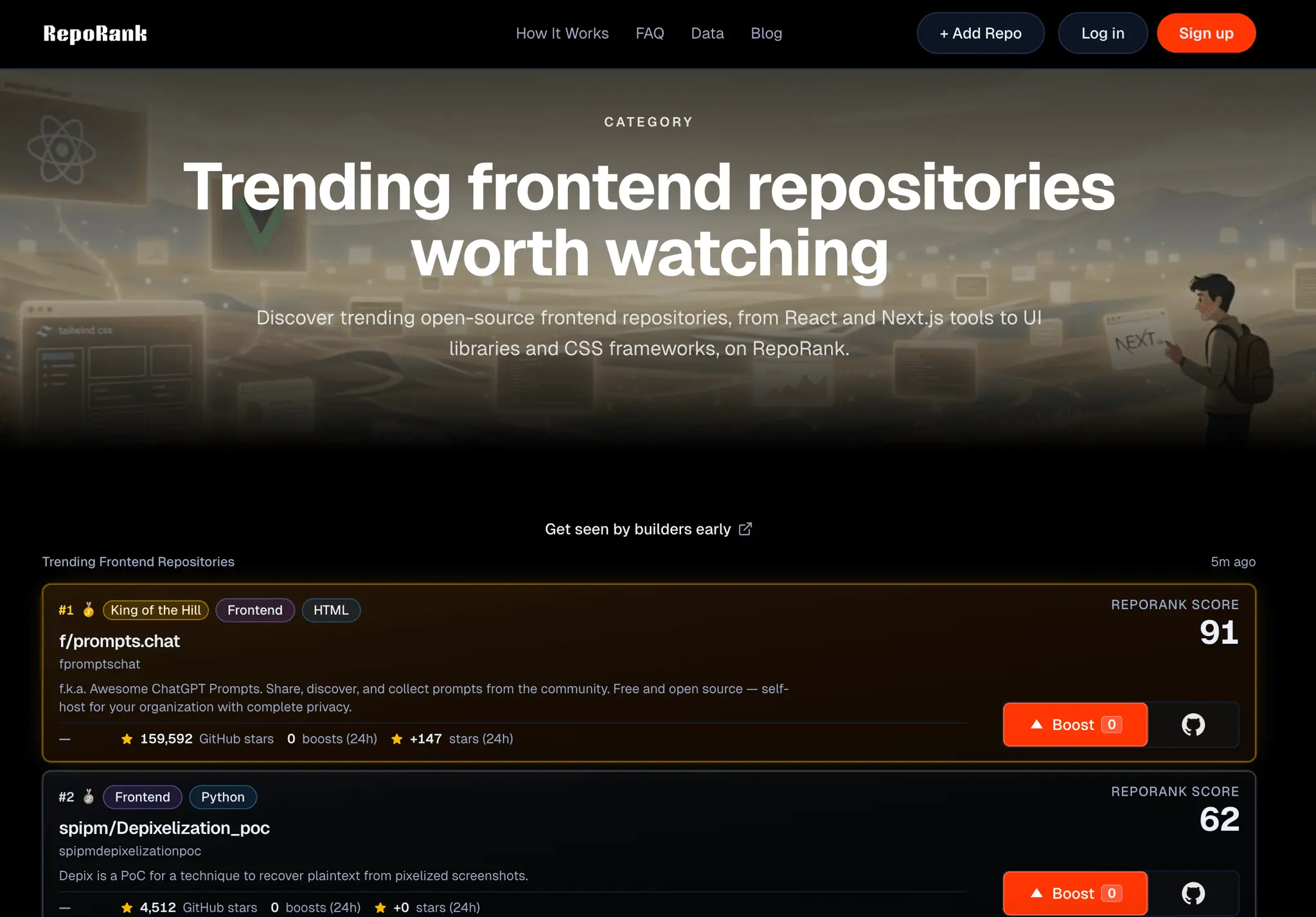 Screenshot 3 of RepoRank
