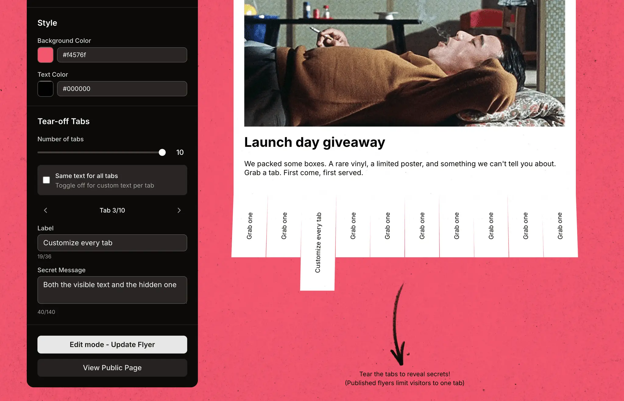 Screenshot 4 of Tearoff