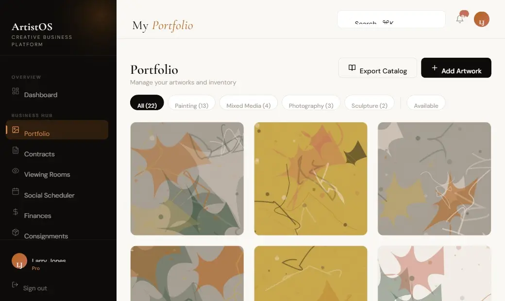 Screenshot 5 of ArtistOS